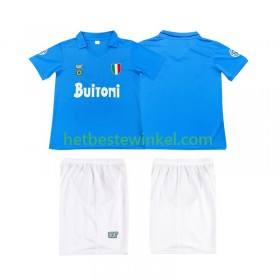 SSC Napoli 1987 Voetbalshirts Retro Kind Thuis 1988